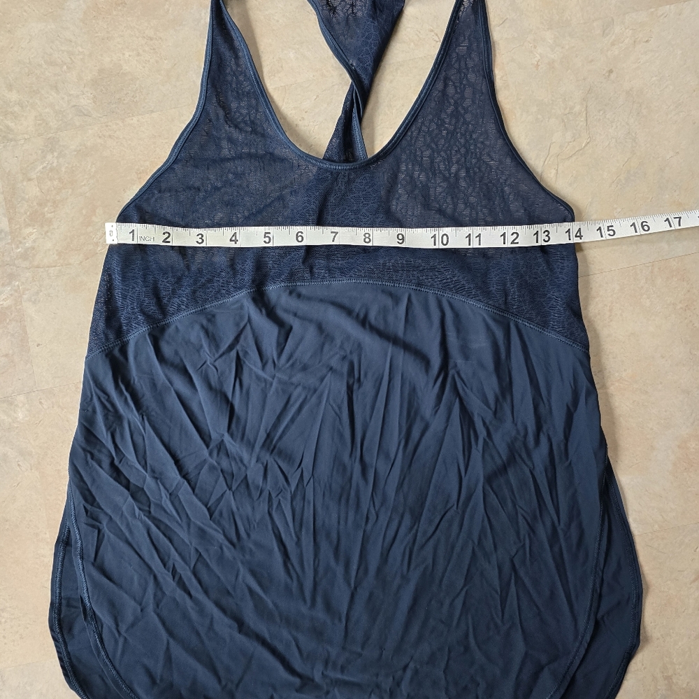 Lululemon Navy Blue Racerback Tank Top - Picture 2 of 5